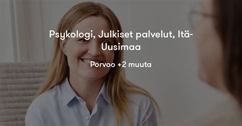 Psykologi Julkiset Palvelut It Uusimaa Terveystalo Jobylon