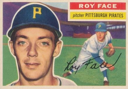 1956 Topps Roy Face 13 Baseball VCP Price Guide