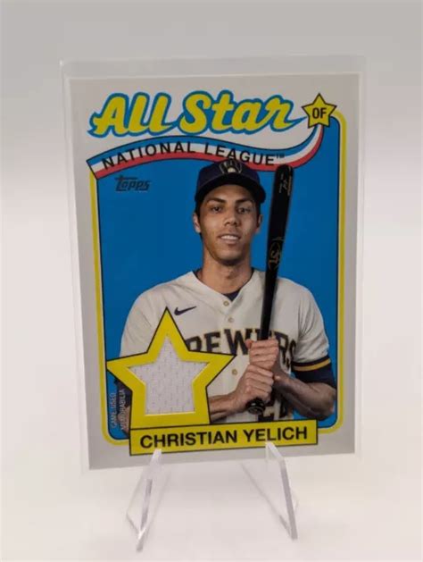 Maillot Port Christian Yelich Topps All Star Game Patch Brasseurs