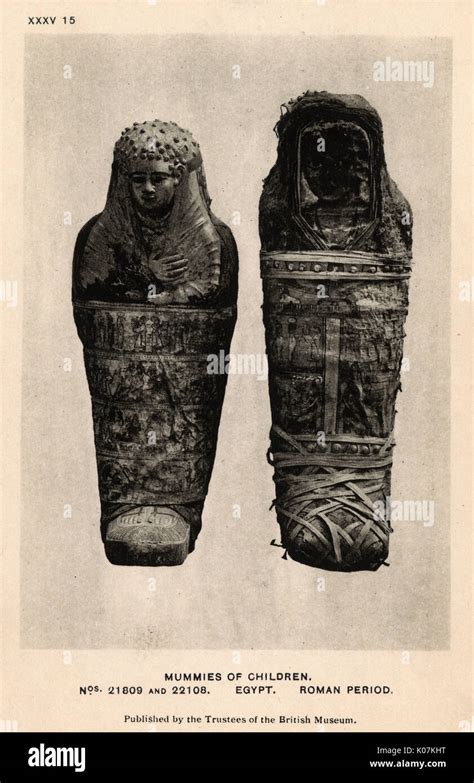 Egyptian Mummies And British Museum Fotograf As E Im Genes De Alta