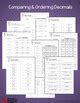 Greater Than Less Than Decimals, Ordering And Comparing Decimals Worksheets