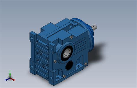 Kabs127轴输入螺旋锥齿轮减速机 Kab127s127 1074 M1 A 4367solidworks 2020模型图纸下载 懒石网