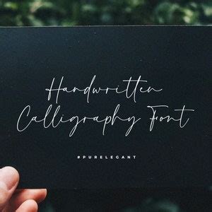 Calligraphy Font, Script Font, Wedding Font, Modern Font, Handwritten Font, Cricut Font, Cursive ...