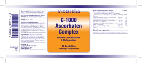 Vitortho C Ascorbaten Complex Tabletten St