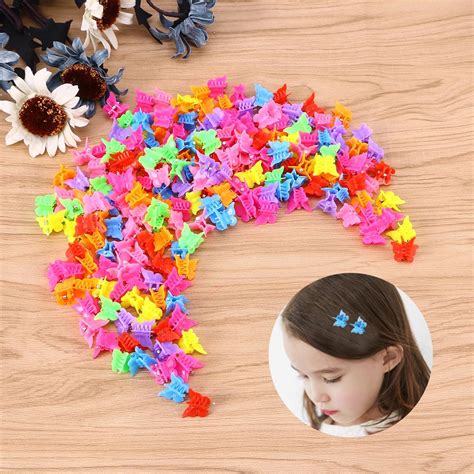 Buy 100 200pcs Butterfly Hair Clips Claw Barrettes Hairpin Hair Accessories For Women Girls At