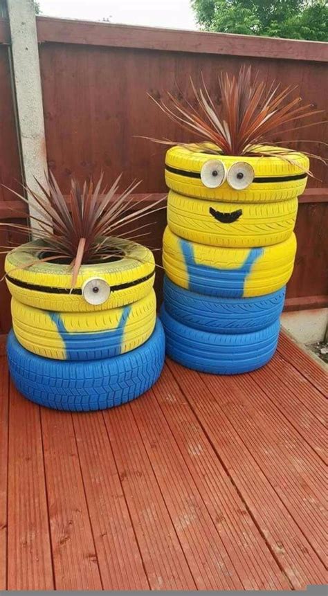 DIY Tire Decor That Brings Color In Your Garden Very Important Tip