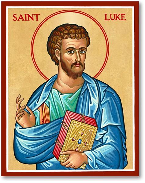 Men Saint Icons St Luke Icon Monastery Icons Luke The Evangelist