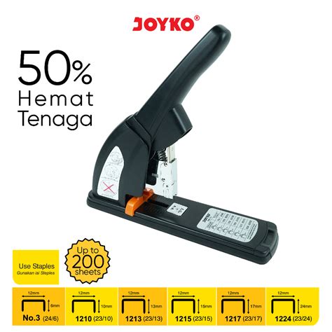 Jual Heavy Duty Stapler Stepler Heavy Duty Joyko HS 13 Power Save