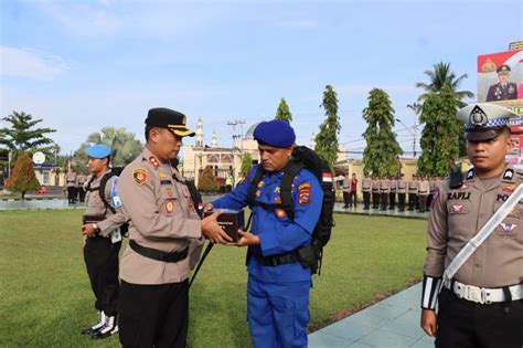 Polres Pasaman Barat Gelar Apel Kesiapan Pengamanan Pemilu