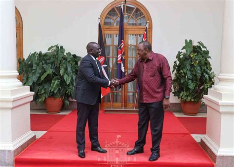 Uhuru And Ruto Meet At State House The Standard