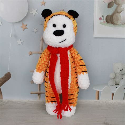 Tiger Stuffed Animal, Calvin And Hobbes, Special Gifts, Plush, Knitted ...