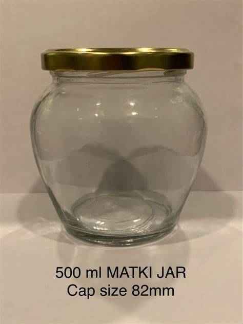 Metal Ml Matki Glass Jar For Spice Storage At Rs Piece In