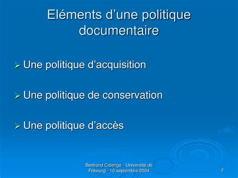 Ppt Comment Laborer Une Politique Documentaire Powerpoint