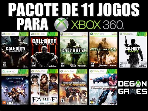 Pacote De 11 Jogos Para Xbox 360 Midia Digital R 39 99 Em Mercado