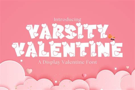 Varsity Valentine By dmletter31 | TheHungryJPEG