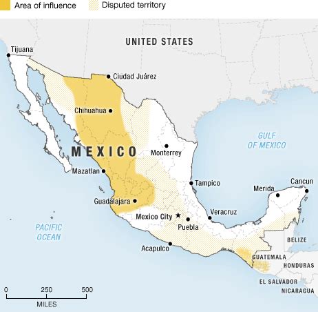 Current Mexican Cartel Territory Map 2022 - Map Of Africa 2022