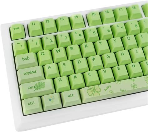 Amazon Jolintal Keys Green Pbt Keycaps Custom Keyboard