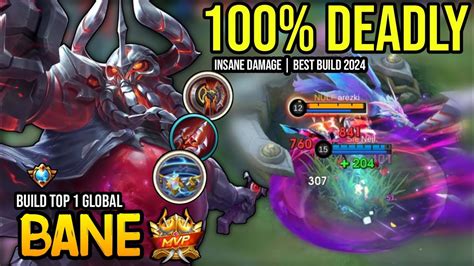 BANE BEST BUILD 2024 BUILD TOP GLOBAL BANE GAMEPLAY MOBILE LEGENDS