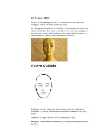 Rostro Ovalado El Visagismo PDF