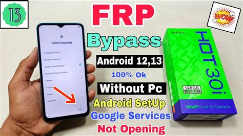 Infinix Hot I X C Frp Bypass New Trick Apps Not Open