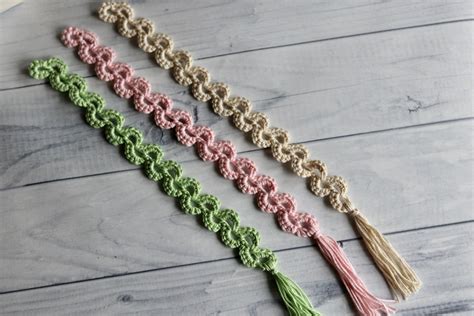 Crescent Bookmark Crochet Pattern Etsy