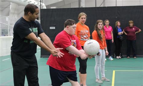 Special Olympics, Meridian Volleyball Teams Pair Up for Special Lesson ...