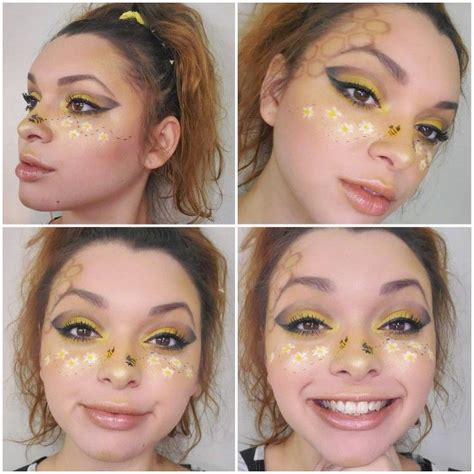 Honeybee Makeup Bee Costume Makeup Bee Makeup Colorful Eye Makeup