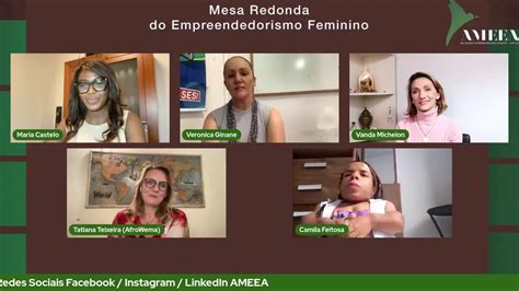 Mesa Redonda Online Do Empreendedorismo No Feminino YouTube