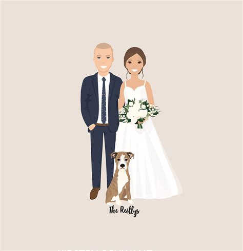 Custom Couple Portrait Custom Couple Illustration Portrait Etsy