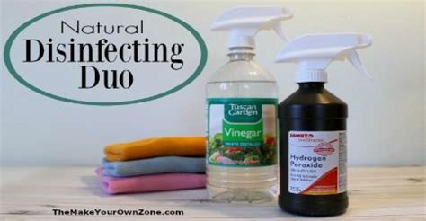 Natural Disinfecting With Vinegar And Hydrogen Peroxide Distilled