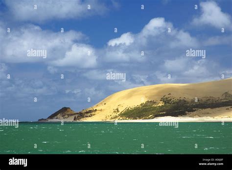 Sand Dunes Hokianga Harbour Northland Stock Photo - Alamy