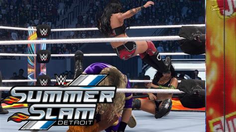 Wwe K Summerslam Fatal Elimination Macht Nikkita Vs Gigi Vs Cora