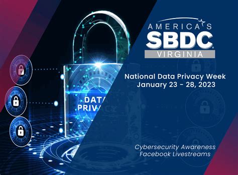 Cybersecurity Data Privacy Week Virginia Sbdc