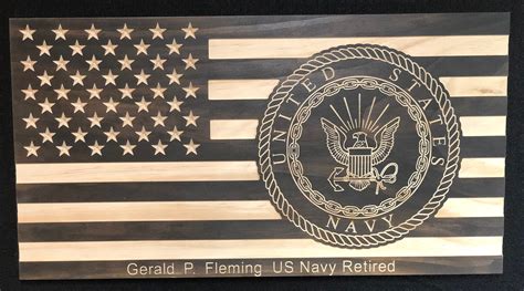 Wooden Military Flag, Personalized Flag, Rustic Flag, Army Flag, Navy ...