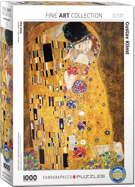 The Kiss Gustav Klimt Piece Puzzle Athena Posters