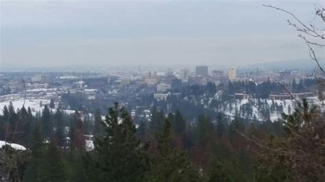 Winter in downtown Spokane