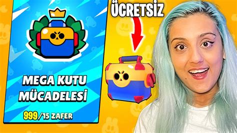 HERKESE BEDAVA MEGA KUTU MEGA KUTU MÜCADELESİ Brawl Stars YouTube