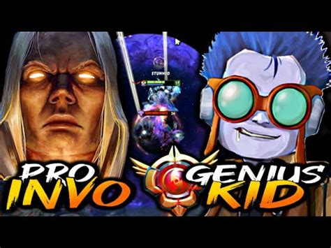 Lens Tinker Genius Kid Vs Pro Invoker Epic Battle Dota Tinker