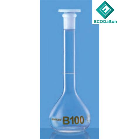 BOROSIL Volumetric Flasks Class B 1000 Ml Plastic Stopper PP