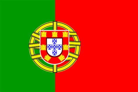 Flag Of Portugal clip art Free Vector / 4Vector