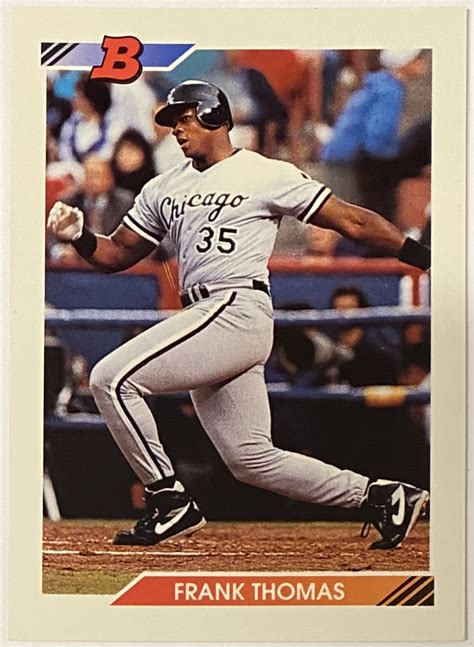 Frank Thomas 1992 Bowman Chicago White Sox Baseball Card Kbk Sports