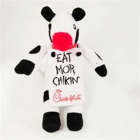 Chick Fil A Cow Plush Christmas Ornament Eat Mor Chikin More Rudolph