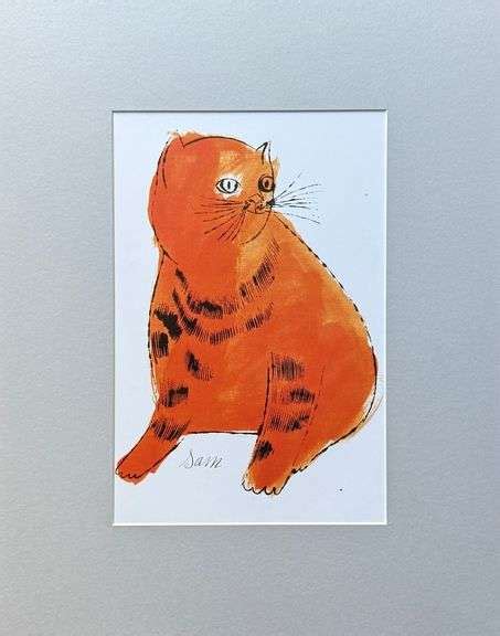 Andy Warhol From 25 Cats Name Sam And One Blue Pussy Suite U S