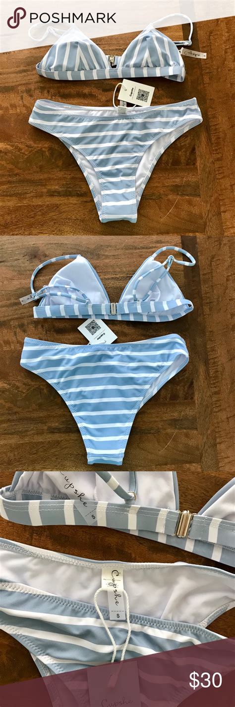 Sea Of Me Stripe Bikini Perfect Bikini For Any Occasion NEW WITH TAGS