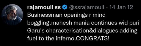 Hari Talari On Twitter RT UrsMFC Ace Director Ssrajamouli About