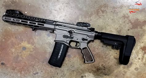 Wilde Arms XTR V2 AR15 Pistol 5 56 7 5 Tungsten Cerakote Signature