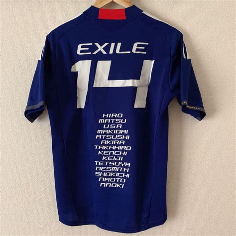 35％割引ブルー系【超特価sale開催！】 Exile Akira サッカー日本代表レプリカユニフォーム ウェア サッカーフットサルブルー系