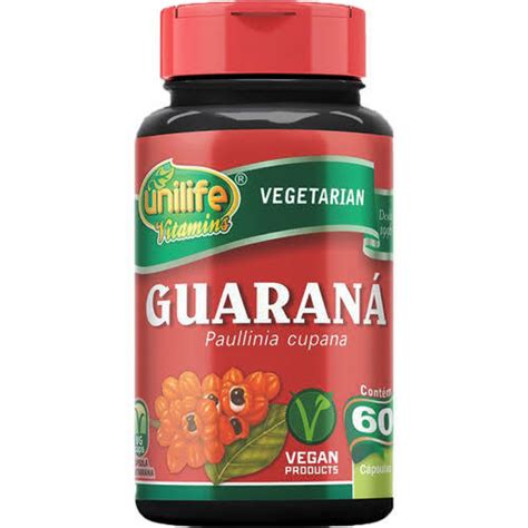 Guaraná Paullinia Cupana 60 cápsulas