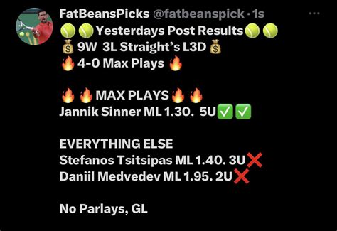 Yesterdays Post Results 4 0 On All Max Plays R Sportsbetting