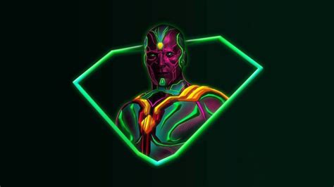 Neon Light Avengers Wallpapers Wallpaper Cave